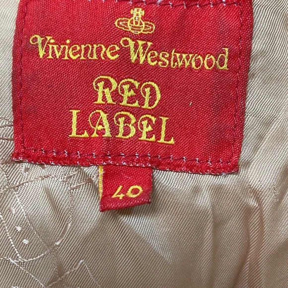 VIVIENNE WESTWOOD VINTAGE 2000’s RED LABEL LEATHER JACKET 😍 - Picture 2 of 15